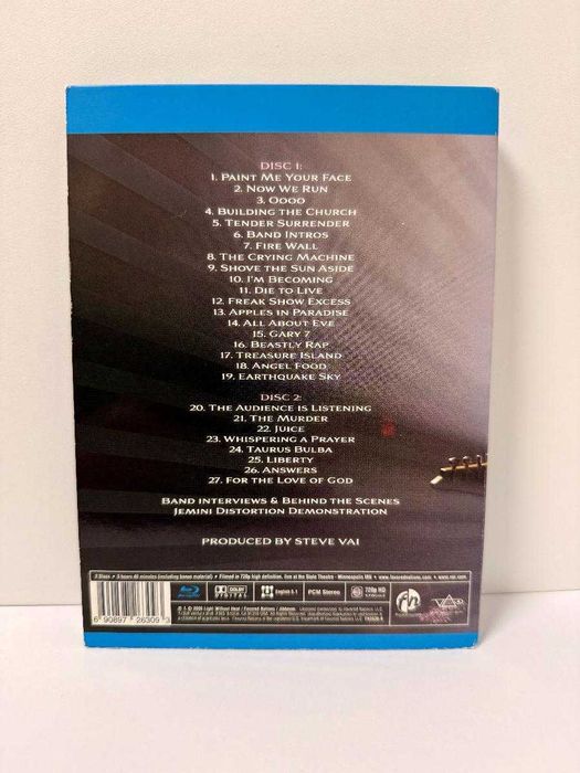 Steve Vai - Where The Wild Things Are Live Koncert na 2x Blu-ray