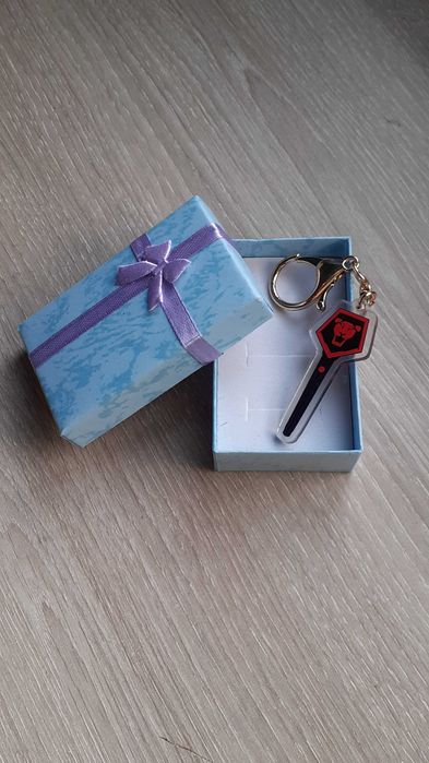 Porta chaves acrílico Saja Boys k-pop demon hunters oferta caixa