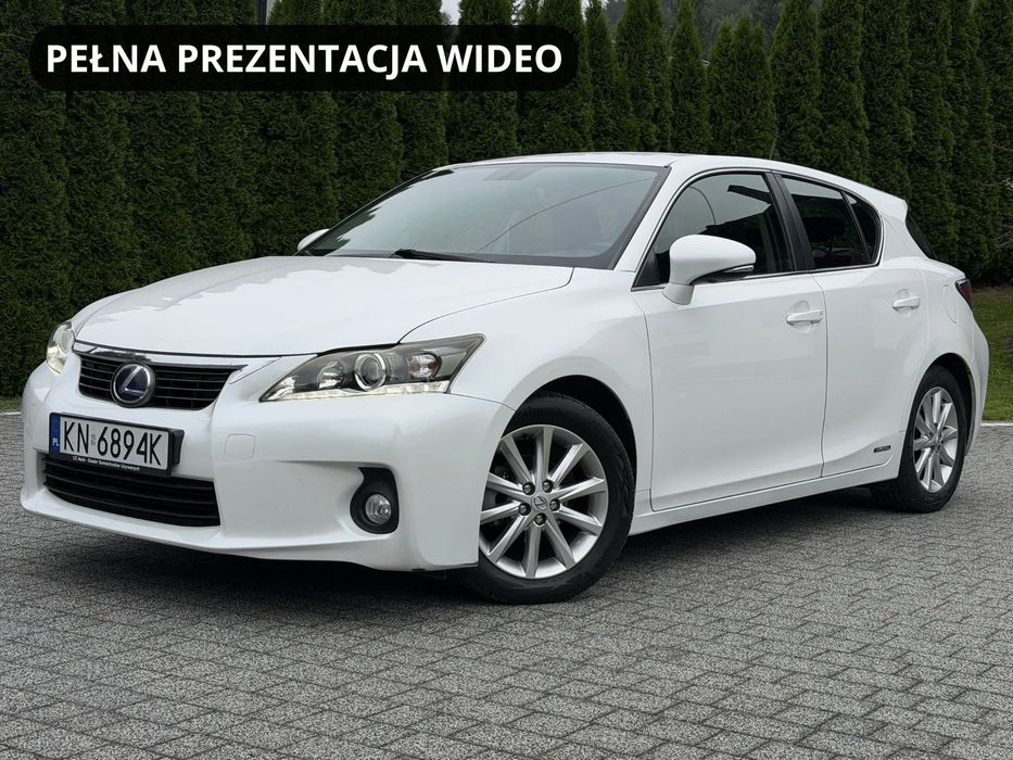Lexus CT 175 tys. km, serwis ASO, 1 WŁ. GWARANCJA 12 mc, Bezwypadkowy, Kamera