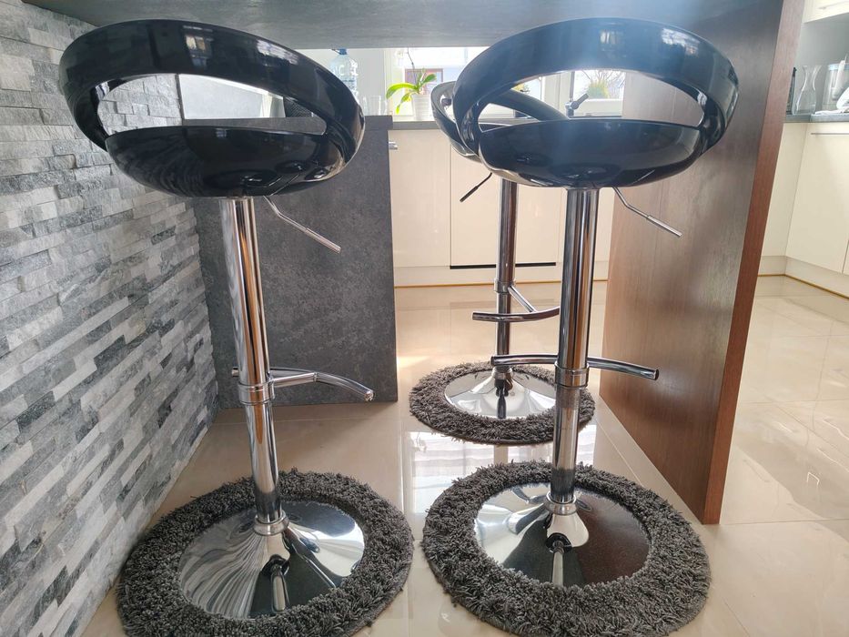 3 Hokery krzesła barowe