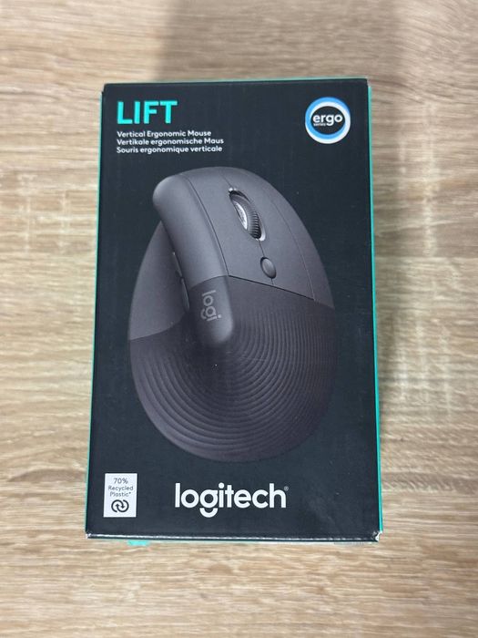 Бездротова миша Logitech Lift Ergonomic Vertical Graphite (910-006473)