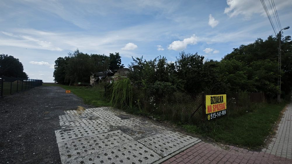 Działka budowlana 2295m  bez pośredników ul. Główna 26