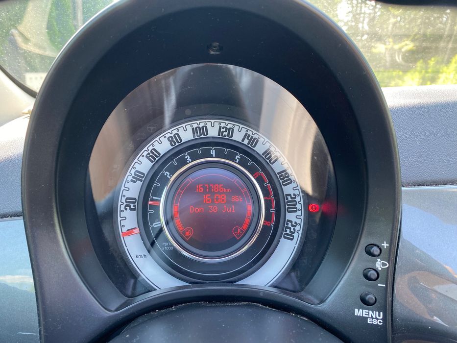 Fiat 500C Kabriolet 1,2 benzyna 2013 bezwypadkowy ! Zarejestrowany !