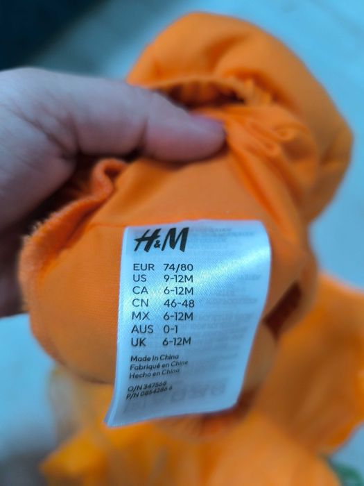 Сукня Гарбузик Хеллоуїн на 2-3 рочки костюм