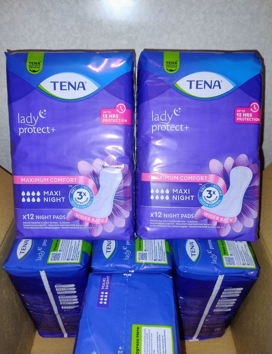 Podpaski (144 sztuki) TENA Lady Protect+ Maxi Night