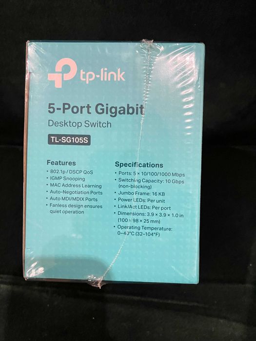 TP-Link TL-SG105S 5-Port Gigabit Desktop Switch