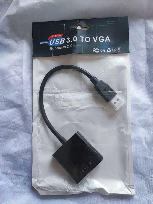 ADAPTER KONWERTER USB 3.0 do VGA karta graficzna