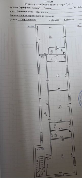Готовий бізнес! 300 м² у центрі Василькова під хостел чи бізнес