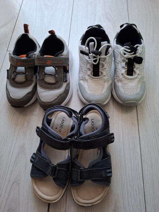 Buty sportowe 3 pary chłopiec 30