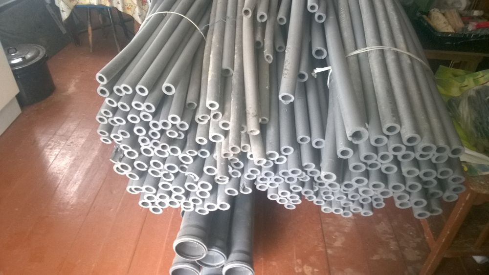 Термоізоляція металопластикових труб Д15,20,30.загальна довжина-300м.