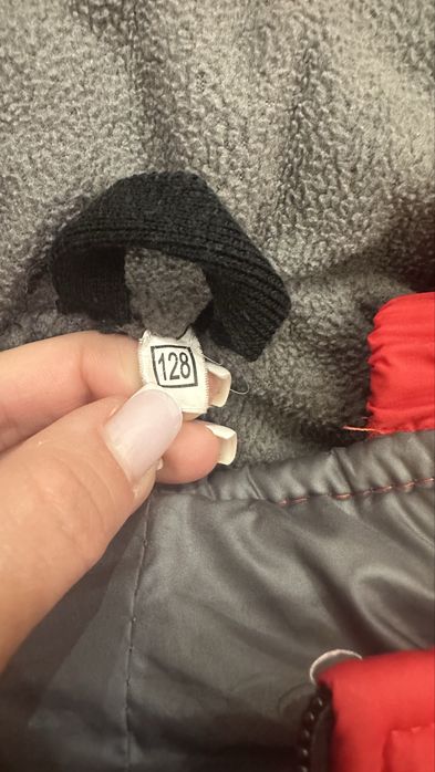 Комбінезон з натуральним мехом енота