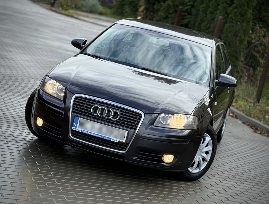 Audi A3 8P 2007r. 1.6 MPI 102KM Benzyna Climatronic Elektryka ISOFIX Ładna Zadbana PIERWSZY WŁAŚCICIEL !!