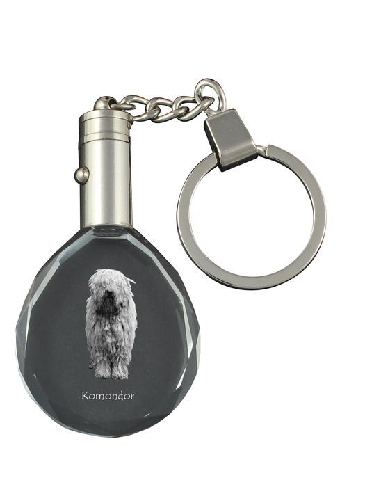 Komondor brelok do kluczy owalny z koniem Art-Dog