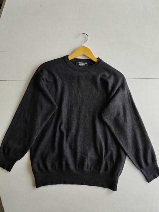 Wełniany sweter 38 Woolmark sweter z wełny basic