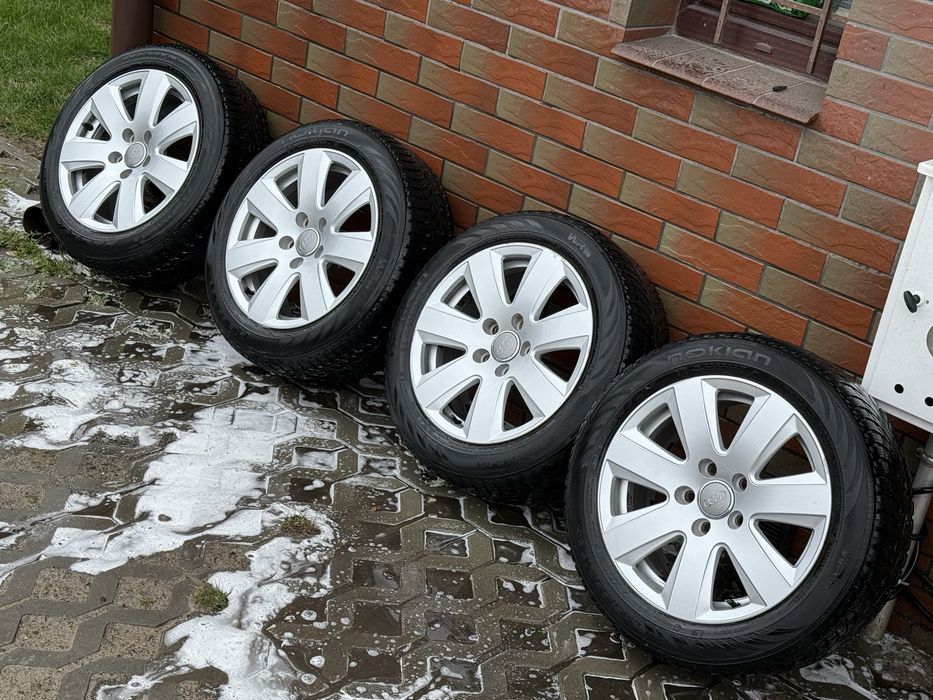 Komplet alufelg 5x112 16cali 7.5J ET45 +NOKIAN 205/55 R16 Stan BDB !