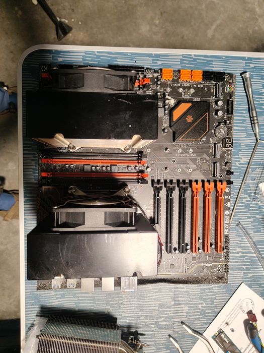 Zestaw x99 dual + 2x 2696v3 + chłodzenie + ...