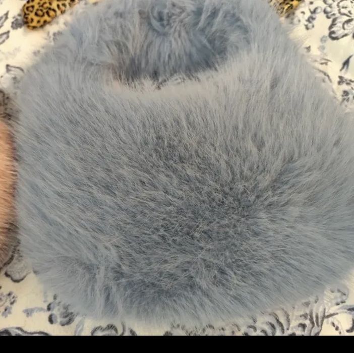 Нова Сумка мехова сіра