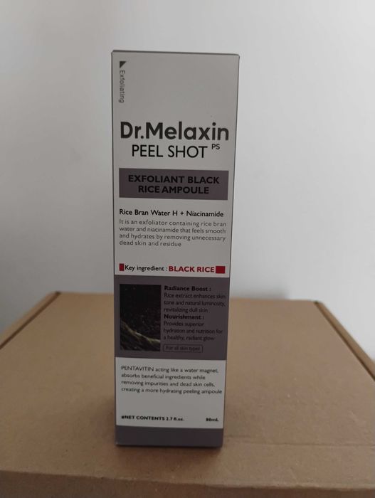 Dr.Melaxin Peel Shot ampułka z  ekstraktem z czarnego ryżu 80ml