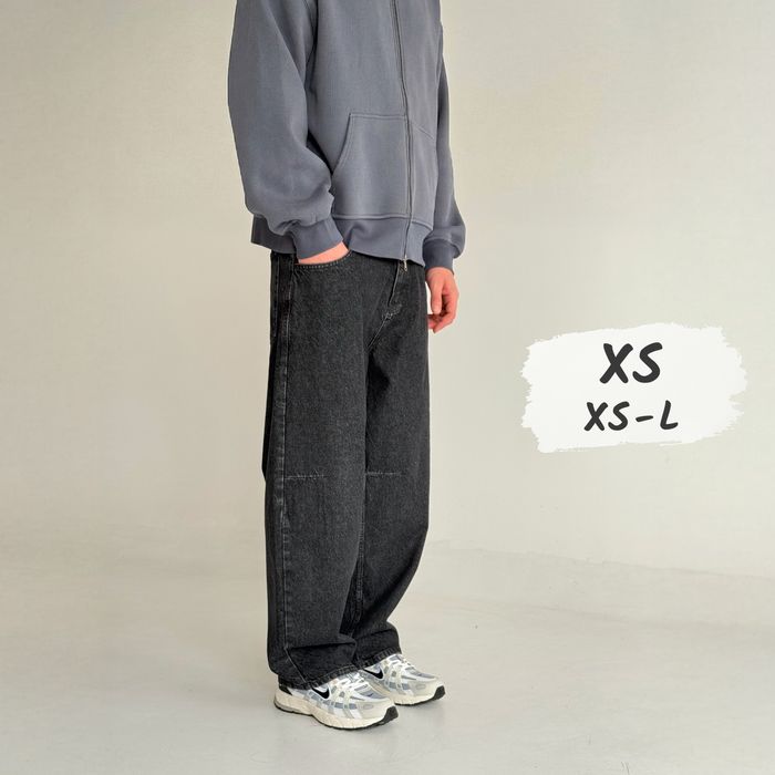 Джинси чоловічі baggy jeans широкие джинсы мужские rap pants sk8 XS