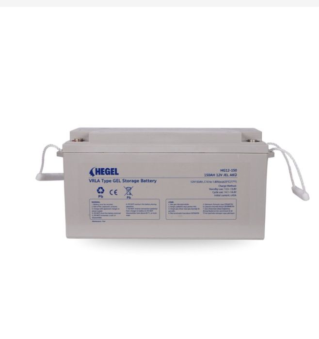 Гелевий Акумулятор 12v150A.АKБ.GEL.HEGEL. батарея.ДЖБ.Акамулятор