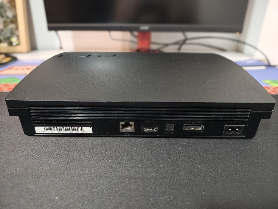 Kpl. Zestaw PS3 PlayStation 3 Slim 320GB CECH-3004B HEN, sprawna, BDB