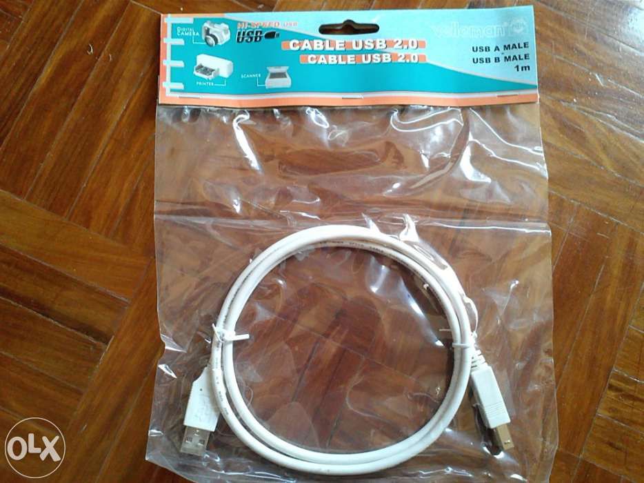 Cabos Usb A-B (Novos)