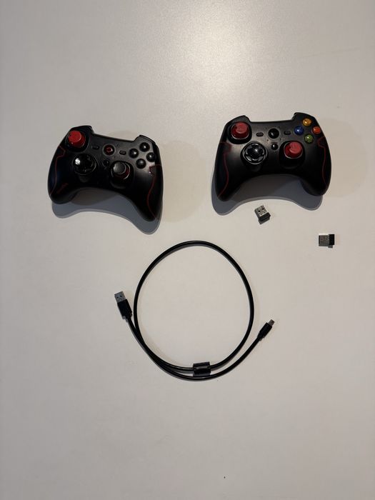 Zestaw 2 gamepadów Speedlink (bezprzewodowe, USB 2.4 GHz)