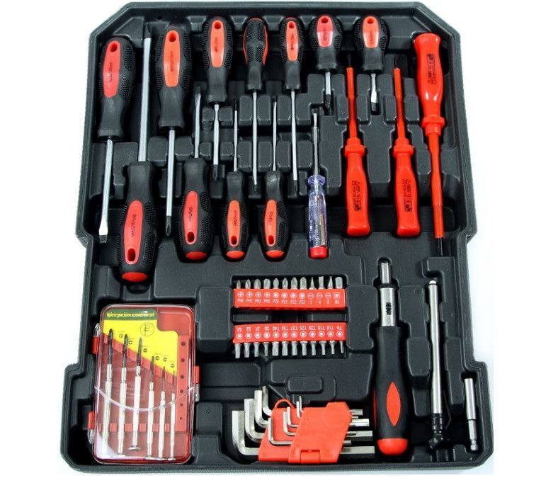 Набор инструментов бит головок ключей WMC 186 елементов