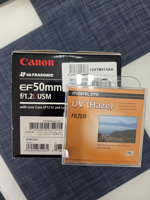 Об'єктив Canon 50mm 1.2L + Canon 5D
