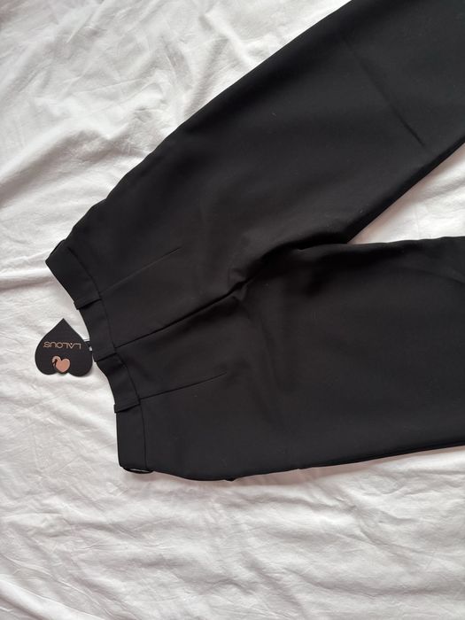 eleganckie czarne spodnie nowe cygaretki