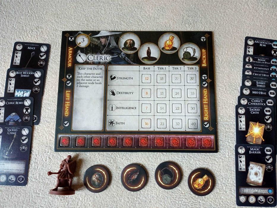 Dark Souls Board Game dodatek - klasa kleryk.