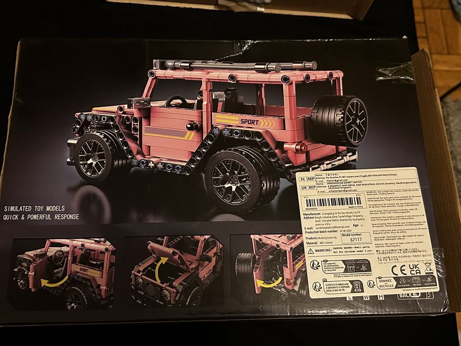 Klocki konstrukcyjne Jeep