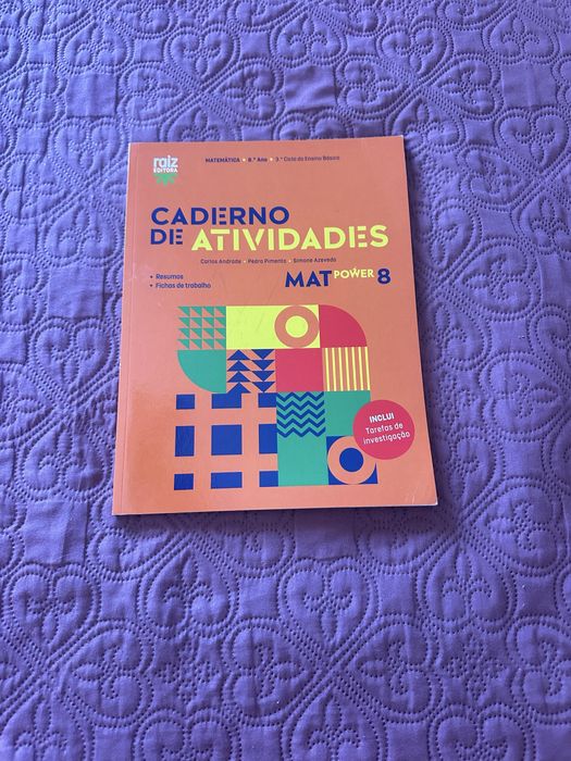 Caderno de atividade Matematica 8