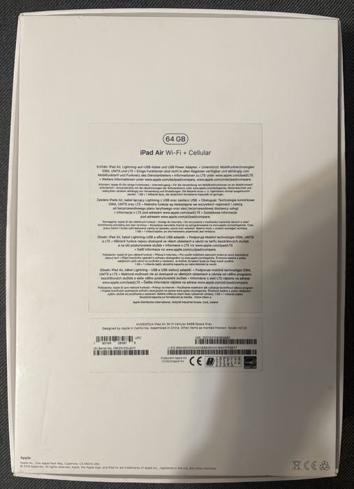 Ipad Air Wi-Fi + Cellular Space Gray 64GB