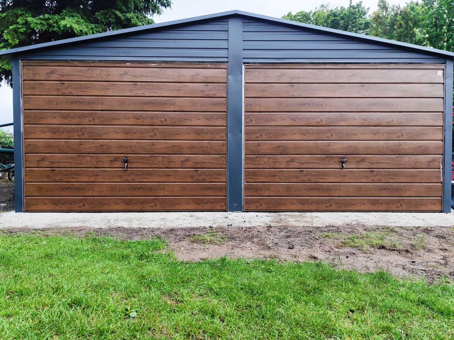 Blaszany Garaż Solidna Konstrukcja OCYNK