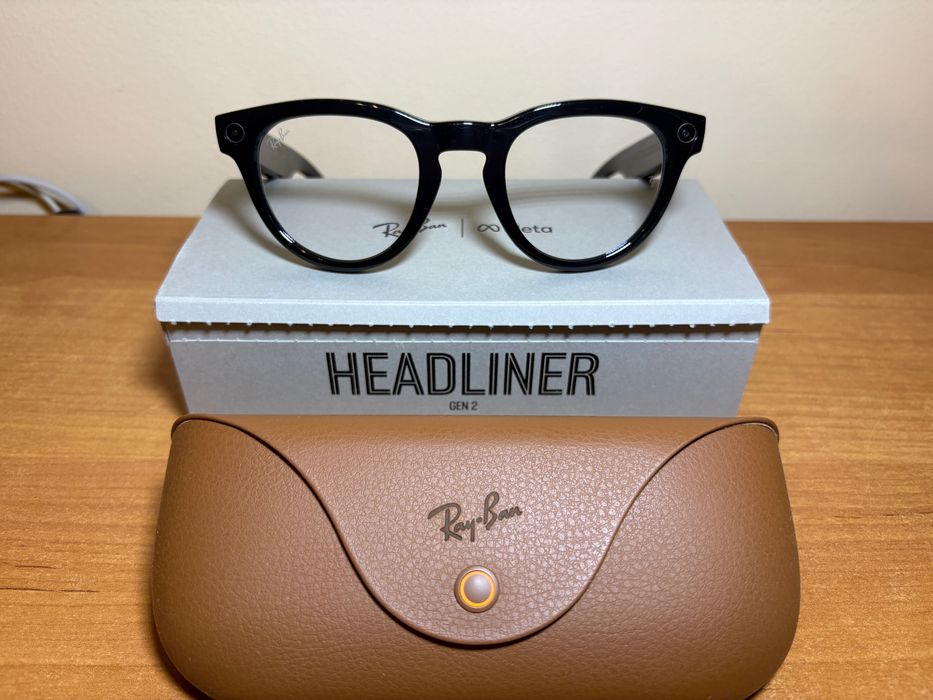 Gen 2 Okulary Ray-Ban Meta RW4013 Headliner fotochromowe granatowe