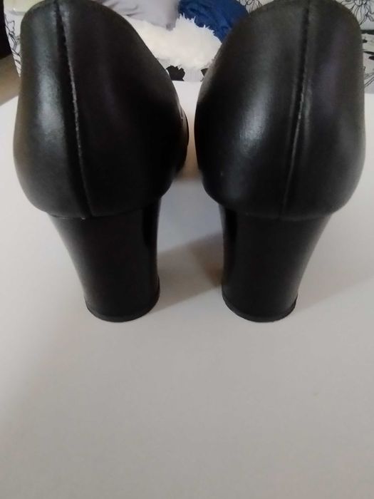 półbuty damskie Da&Ma, skóra