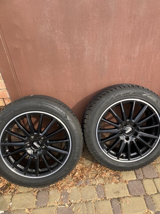 Продам диски CMS 5/112 R-17 з зимовою гумою Goodyear