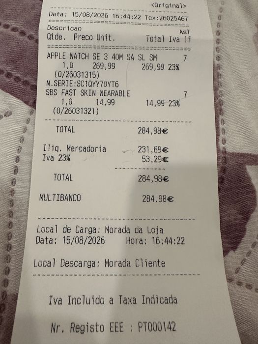 Apple Watch SE 3  novo