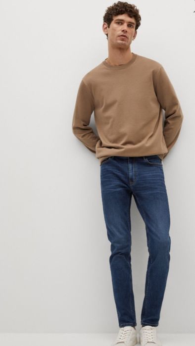 Джинсы мужские новые mango skinny jude скинни 40 размер с бирками