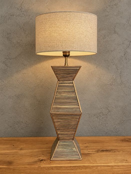 candeeiro iluminação sala quarto entrada aparador ferro madeira vidro rustico