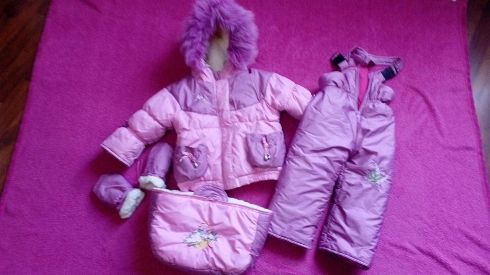 Куртка, комбинезон зимний от 0 до 3 лет
