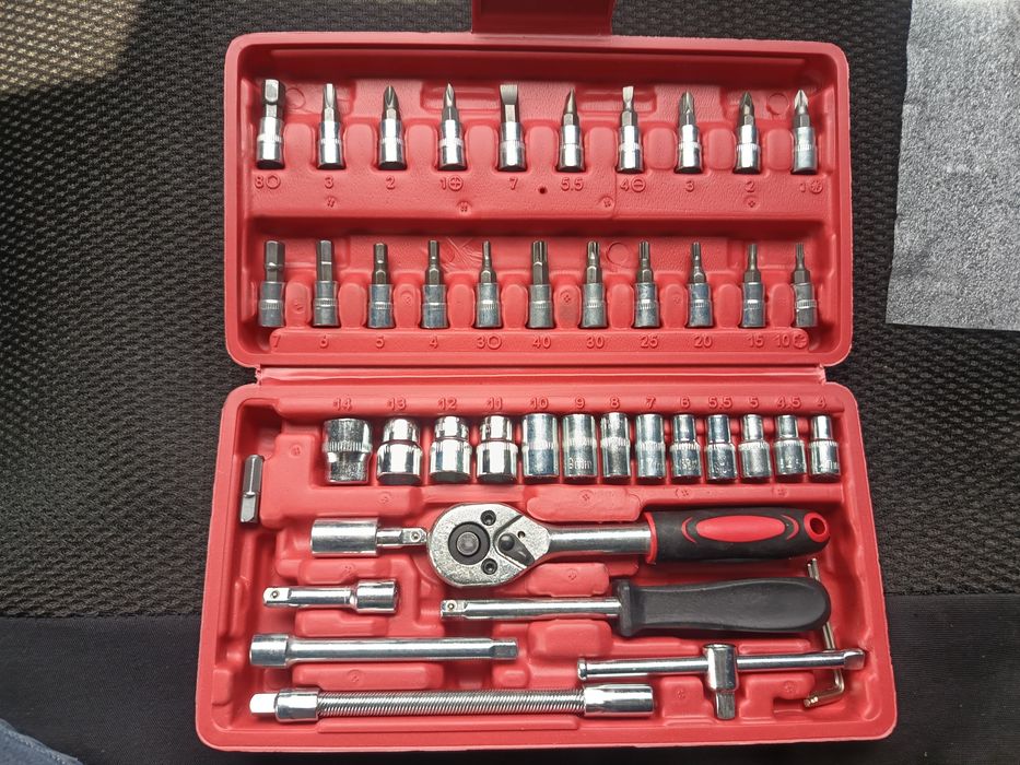 Набір інструментів, 46предметів. Інструмент 46pcs