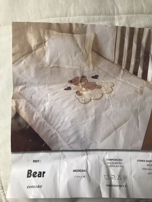 Edredão para cama de bebé