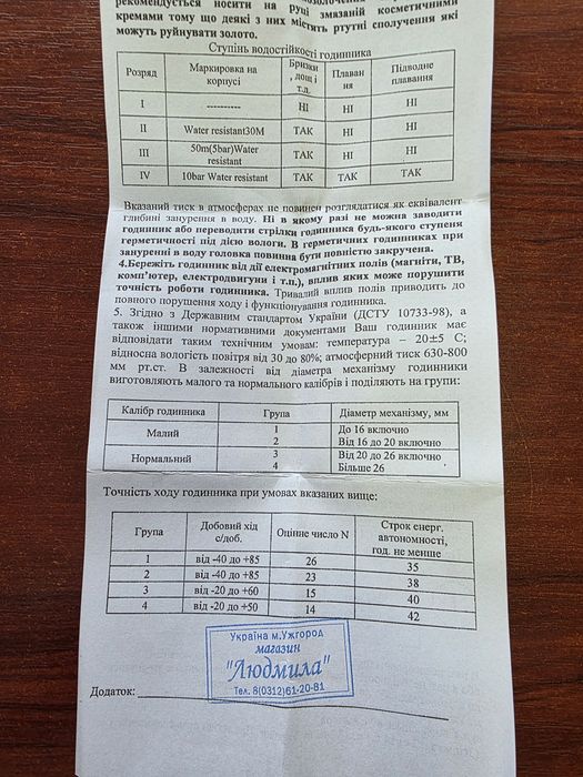 Годинник ' Тіссот'