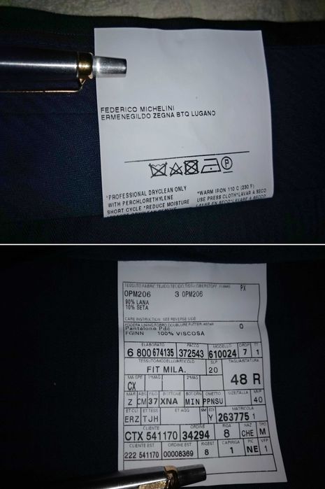 Брюки штаны Ermenegildo Zegna 3шт