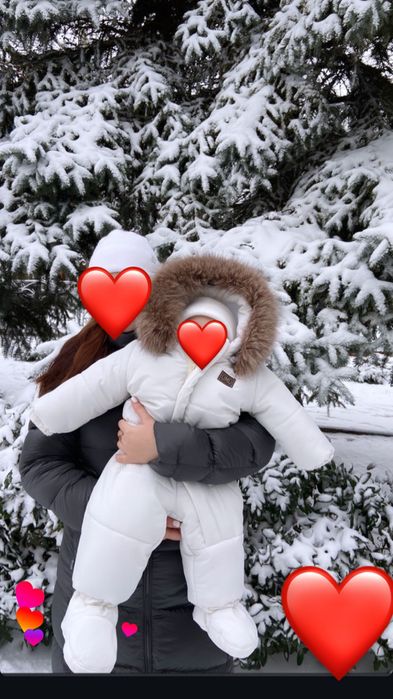 СРОЧНО ПРОДАМ! Дитячий зимовий комбінезон,74 розмір, стан як Новий