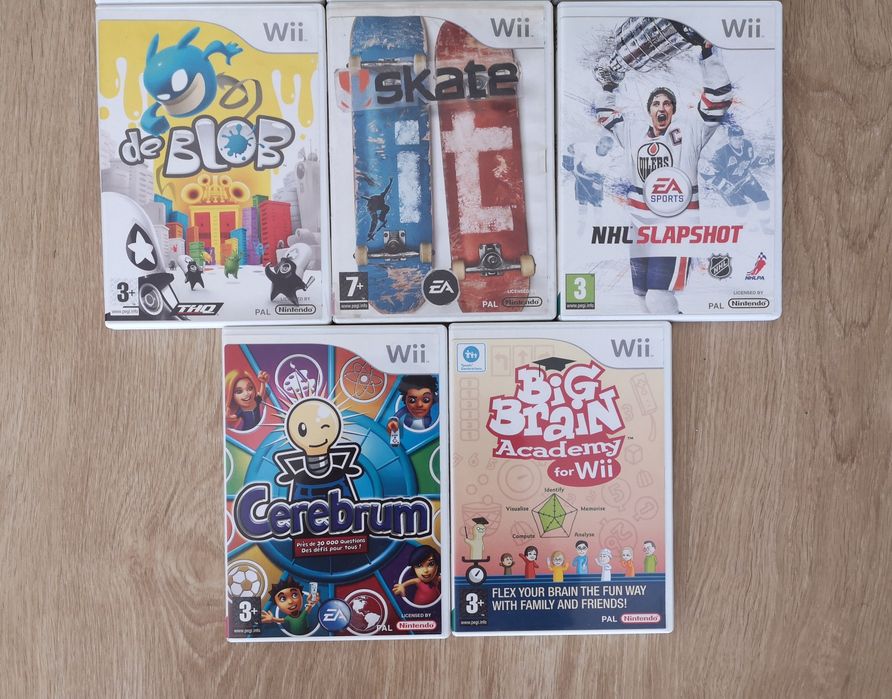 Conjunto de 14 jogos para Wii