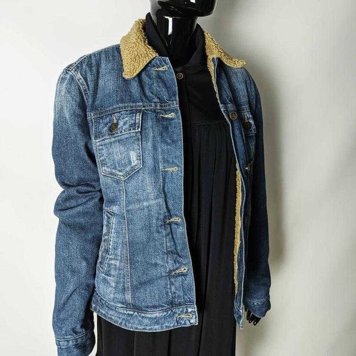 Dolce & Gabbana Шерпа тепла джинсова куртка