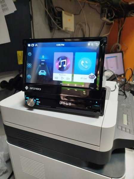 Auto Rádio 1 Din Android (GPS, Bluetooth, Wi-Fi)